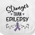 thumbnail image 4 of Inktastic Epilepsy Awareness Ribbon Support Walk Girls Baby Bib, 4 of 4