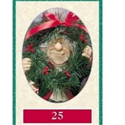 Zims Number 25 Elf with Wreath Figurine 11 Inch
