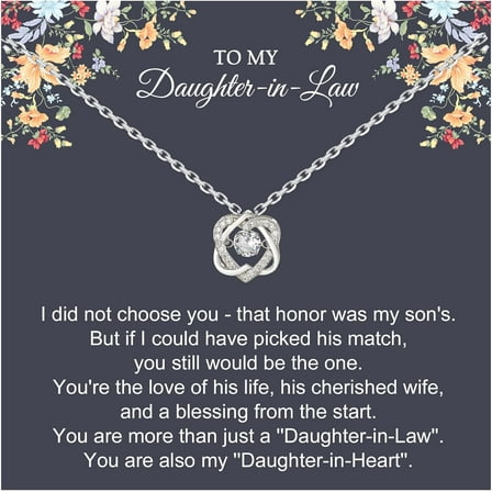 Daughter in Law Gifts, Sterling Silver 2 Hearts Necklace, Gifts from Mama Necklace, Daughter in Law Birthday Gift Ideas, Christmas Jewelry