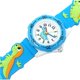 thumbnail image 3 of Reloj para niños Qarigey dinosaurio de dibujos animados reloj de cuarzo Azul, 3 of 6