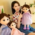thumbnail image 3 of EUBUY Princess Girl Doll Cute Stuffed Girl Plush Toy Children Birthday Gift Girls Plush Toy Purple 60CM, 3 of 9