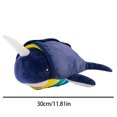 thumbnail image 2 of Juguete Con Hebilla Narwhal, Juguete De Desarrollo De Animales De Peluche, Juguete Educativo De Aprendizaje, Regalos Para Niños Y Niñas seitruly FN006394-00, 2 of 6
