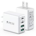 thumbnail image 1 of Cargador de pared USB C sccvee de 40 W y 4 puertos PD+QC de carga rápida, 1 of 7