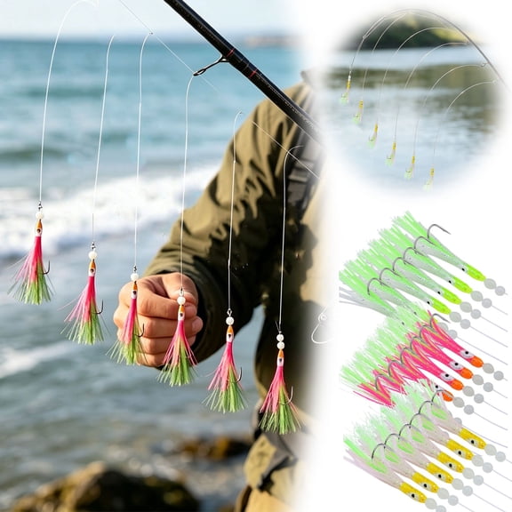 Luminous Squid Fishing Lure Glow-in-the-Dark Soft Bait for Freshwater Saltwater Night Fishing Attractant Tackle