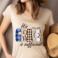 thumbnail image 4 of Christian His Grace Is Sufficient 2 Cor 12:9 Bible Verse T-Shirt, Gold, Size 3XL, 4 of 6