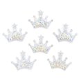 thumbnail image 2 of 100 Piezas De 18 X 25 Mm , Diseño De Corona De Plata , Manualidades , Decoración De Boda , Álbum De Recortes, 2 of 3