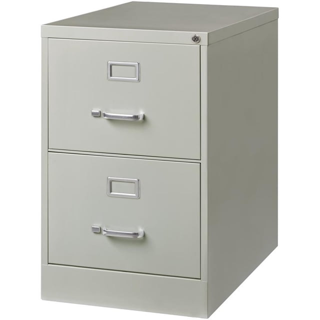 26.5" Deep Commercial 2 Drawer Legal Size High Side Vertical File Cabinet Color: Light Gray