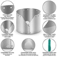 thumbnail image 2 of (19)Ultralight Ultra-thin Titanium Outdoor Camping Stove Wind Shield Screen Windproof Plate, 2 of 4