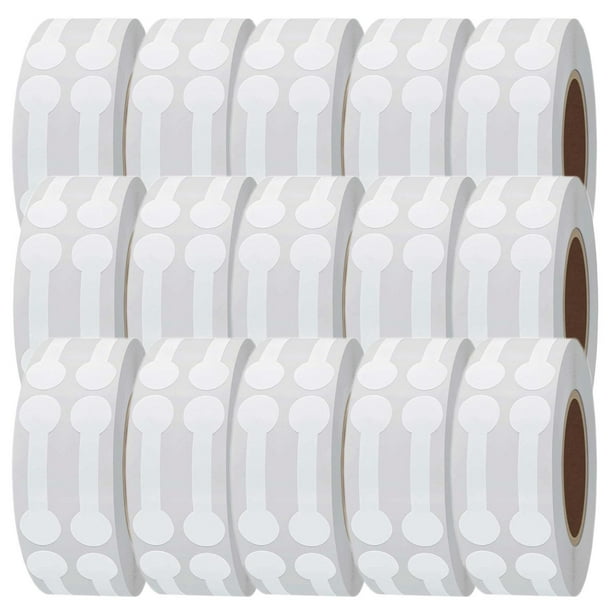 Etiqueta para precios VentDepot GlamTagWhite 15 Rollos con 7500 etiquetas 4.2x1.1cm blanco