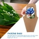 thumbnail image 5 of GOOHOCHY Bolsa de embalaje de regalo de ramo 5pcs Bolsa de asas de papel Kraft Bolsas de envoltura de flores, 5 of 7