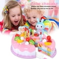 thumbnail image 4 of Juego de juguetes para juego de imitación, juguetes seguros para cortar pasteles para niños y niñas, regalo Ndcxsfigh libre de BPA, 4 of 5