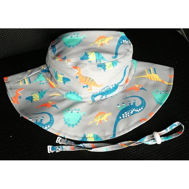 Gorro de pescador con estampado de dinosaurio para primavera y verano para niños y niñas, bonito gorro de pescador con estampado de dibujos animados