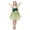 Green, variant on FUZHIQ Princess Tinker Bell Festival Outfits for Girls, Birthday Party Fairy Dress Up, Dress with Wings