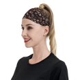 thumbnail image 3 of Balery Coffee Bean Sports Headbands for Men,Moisture Wicking Workout Headband, Sweatband Headbands for Running,Cycling,Football, 3 of 9