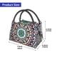 thumbnail image 2 of Fotbe Colorful With Blue Oriental Bolsa Térmica Portátil con Estampado, Bolsa de Entrega de Alimentos Aislada, Bolsa Reutilizable de Gran Capacidad para Comidas y Supermercado, 2 of 6