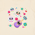 thumbnail image 4 of Inktastic Day of the Dead Owl Sugar Skulls and Guitar Boys or Girls Baby T-Shirt, 4 of 5