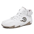 thumbnail image 2 of Botas Altas Boots Chukka S Men High Fur Top Fuera para Conducir Senderismo (40) Blanco, 2 of 9
