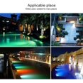 thumbnail image 5 of Veeki 18W 159LED IP68 Waterproof Swimming Pool Remote Control Underwater Wall Light, Seven Colors Easy Installation for Garden, AC 12V Wide Application-0518, 5 of 5