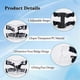 thumbnail image 2 of Nose Guard for Broken Nose, Adjustable Face Guard Sports Training Face Mask Nose Protector with Padd, 2 of 5