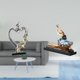 thumbnail image 2 of Estatua de pareja besándose, figura de bailarina de ballet, escultura de resina, adorno romántico, adecuado para decoración del hogar, regalo., 2 of 8