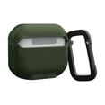 thumbnail image 4 of UAG AirPods Case (3rd Generation 2021) Metropolis Ballistic ARMR Olive Drab - Rugged Protective Case Cover Compatible with MagSafe Charging with Keychain Carabiner, 4 of 9