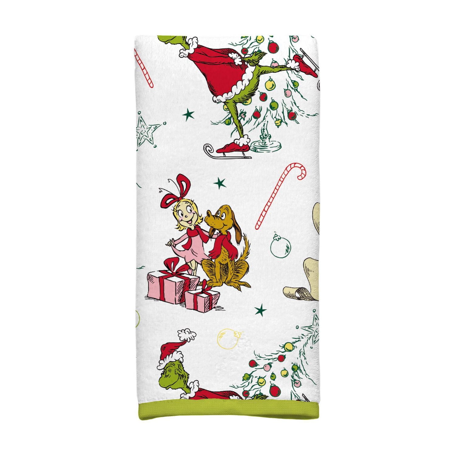 Grinch "Sweet Holiday" 2 pk hand towels