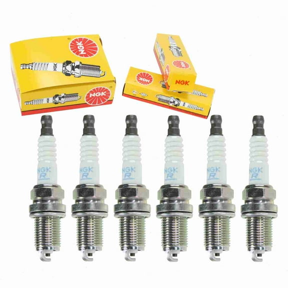 6 pc NGK Standard Spark Plugs compatible with Audi A6 Quattro 3.0L V6 2002-2004