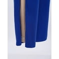 thumbnail image 7 of Hansber Kids Boys Girls Adaptive Sweatpants Tear Away Pants with Zipper Side Full Open Leg Surgery Trousers Royal Blue 8, 7 of 7