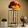 thumbnail image 4 of Excello Global Products Decorative Glass Vase with Metal Wire Stand: Clear Vase Decoration for Modern Home Decor (12.5" x 5.75") - EGP-HD-0221, 4 of 4