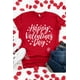 thumbnail image 1 of ABPHQTO Camiseta de manga corta con estampado de corazón rojo Happy Valentine's Day para mujer, 1 of 5