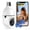 B, variant on Jqimn 2Pcs Light Bulb Security Camera, 2.4G&5GHz 2K Security Cameras Wireless Outdoor Indoor, Full Color Day and Night, Motion Detection, Audible Alarm, Easy Installation, Compatible with Alexa