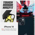 thumbnail image 2 of Funda Spigen Tough Armor MagFit para iPhone 14 negra, 2 of 8
