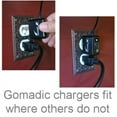 thumbnail image 4 of Gomadic Intelligent Compact AC Home Wall Charger suitable for the Samsung Star 3 - High output power with a convenient, foldable plug design - Uses Ti, 4 of 4