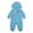 Blue Sulley Mike, variant on Mickey Mouse Pluto Newborn Baby Boys Zip Up Coverall White Newborn