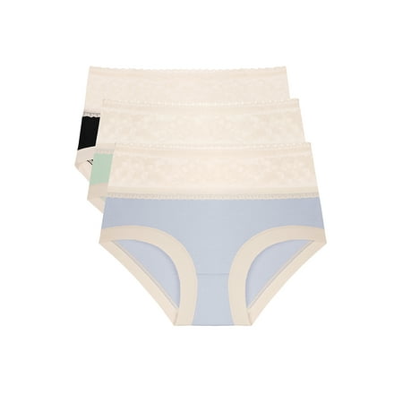 

Agnes Orinda Juniors Sexy Lace Panties High Rise Briefs pack