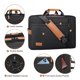 thumbnail image 4 of Bolsa para portátil ESTARER 3 en 1 para hombre de 17 a 17 pulgadas, resistente al agua, 4 of 6