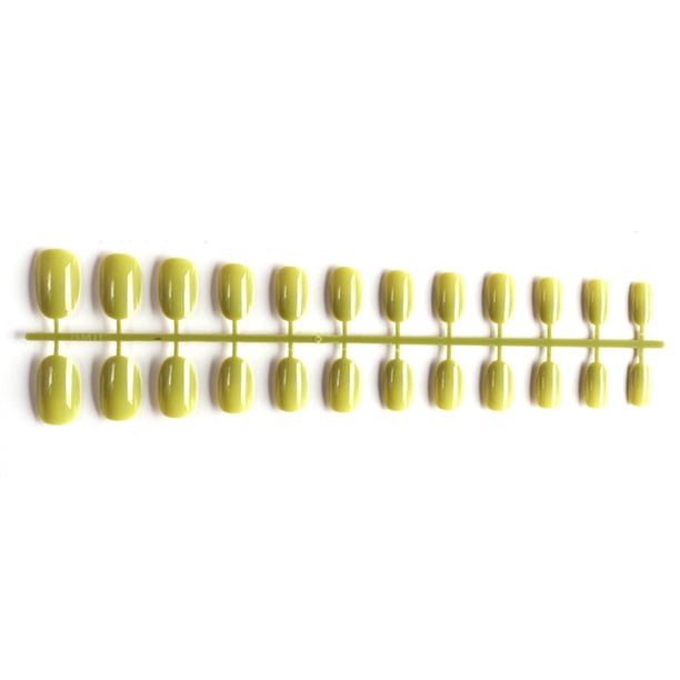 Vogacara 24 piezas de accesorios de manicura para uñas falsas, accesorios para mujeres, decoraciones para manos, uñas postizas Juegos de manicura Amarillo Vogacara CE011421-01