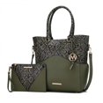 thumbnail image 1 of MKF Collection by Mia K. MKF-X664OL Iris Tote Bag, Olive, 1 of 1