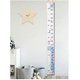 thumbnail image 4 of Growing child measurement, wooden frame fabric canvas height measurement ruler from baby to adult for kids room, 4 of 5