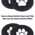 thumbnail image 5 of iSaddle Dog Paw Car Cup Holders Insert Coaster Automotive Interior Accessories - Universal Vehicle Cup Coaster 5mm Thick Silicone Anti Slip Cup Mat for All Cars Boats Golf Cart (2.75" Diameter, 2PCS), 5 of 6
