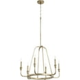 thumbnail image 2 of Quorum International 6314-6 Marquee 6 Light 28" Wide Taper Candle Ring Chandelier - Silver, 2 of 2