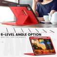 thumbnail image 3 of Allytechgroup iPad Pro 11 Inch 2024 Case, Multi Angle Viewing Stand Auto Sleep Wake Build In Screen Protector Shockproof Protective Flip Case Cover for Apple iPad Pro 11" M4 2024, Red, 3 of 10
