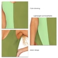 thumbnail image 4 of Traje de baño de 1 pieza para mujer, bloques de color a la moda, traje de baño elástico encantador para mujer, traje de baño verde fluorescente M, 4 of 5