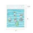 thumbnail image 4 of Wrapables Transparent Self-Adhesive 4" x 4" Candy and Cookie Bags, Favor Treat Bags for Parties and Wedding (200pcs), Bunnies, 4 of 7
