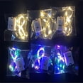 thumbnail image 3 of Cadena de luces LED con forma de ramo navideño, decoración de ambientes, cable de cobre, luz de color, botón, batería, caja, cadena de luces, caja blanca pequeña, 3 of 6