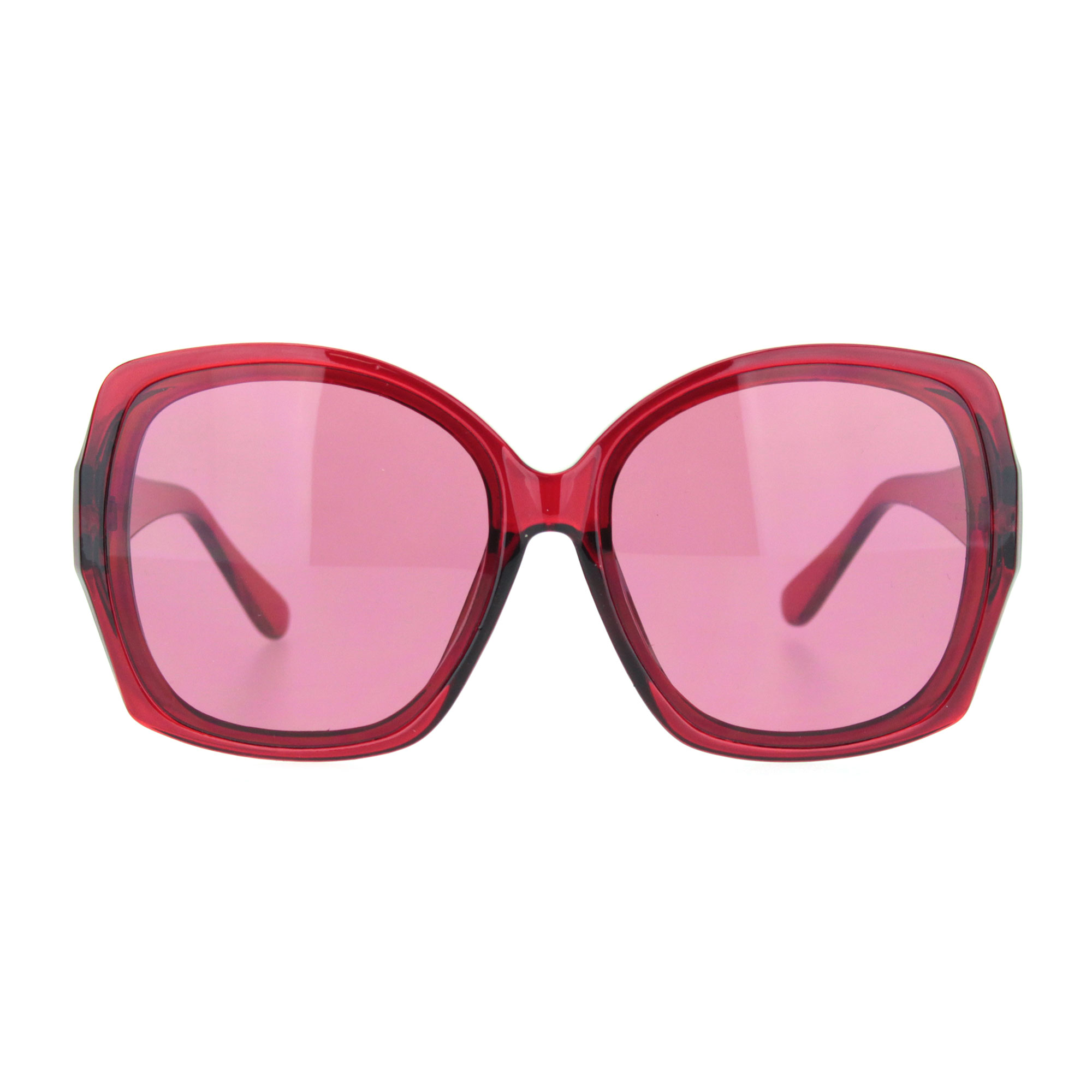 Womens Mod Oversize Minimal Chic Diva Butterfly Sunglasses