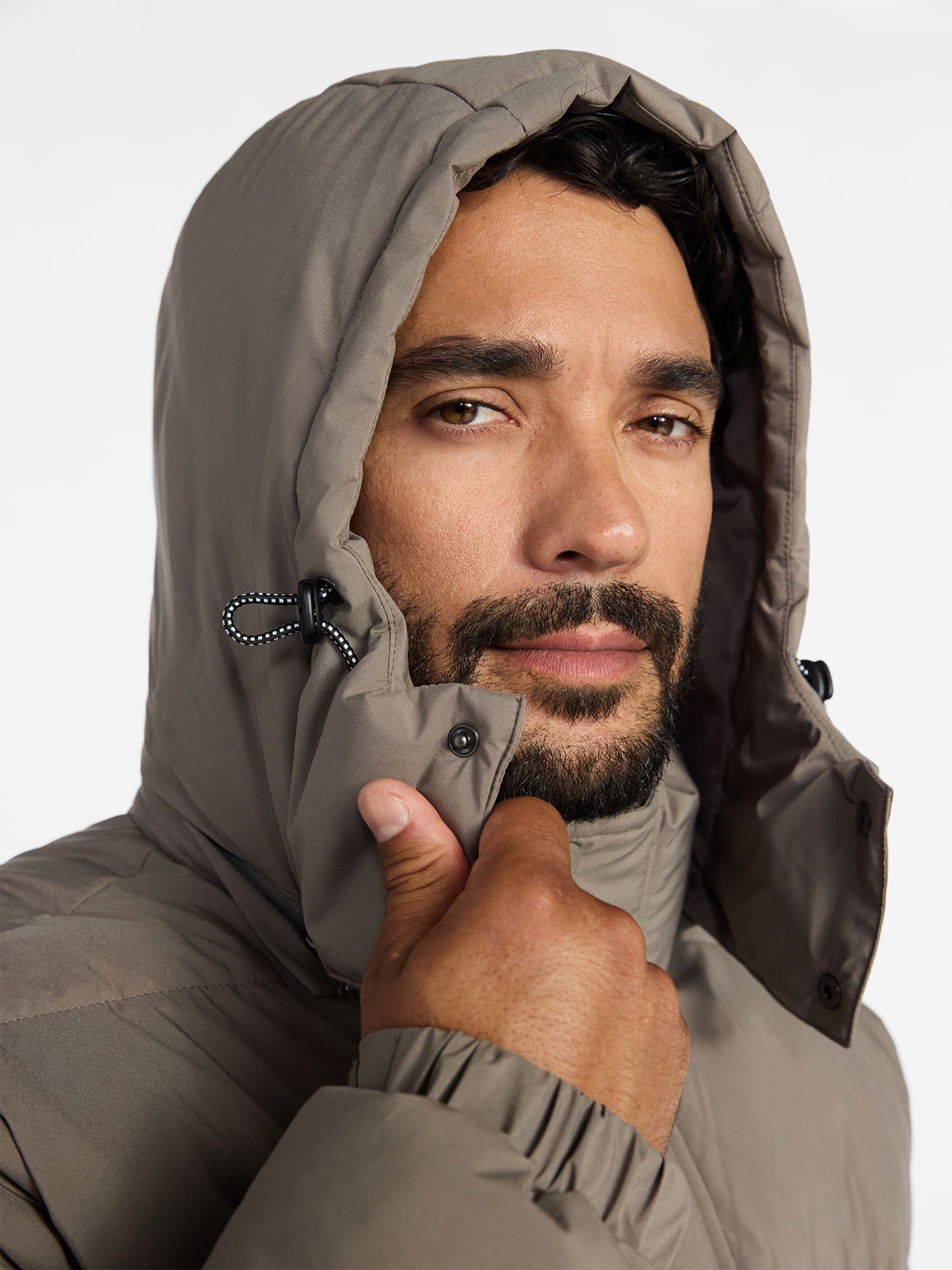 Ozark Trail Men's Hooded Puffer Jacket, Sizes S-3XL