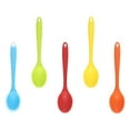 thumbnail image 7 of Pack of 5 Silicone Soup Spoons Elegant Spoons Soft Spoon Dessert Spoon Silicone Utensils Perfect for Dining and Cooking, 7 of 7