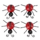 thumbnail image 1 of Piezas Mariquita Decoración de Pared Mariquita de Hierro con Puntos Negros Mariquita Adorno Colgante de Pared para Patio Trasero Césped y Jardín Porche Rojo, 1 of 14