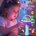 thumbnail image 3 of Juguete Sit and Spin RetroAudio con forma de dinosaurio para niños de 1 a 5 años con LED, 3 of 7